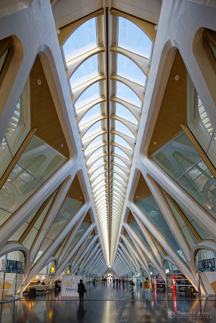 Mons, Gare Calatrava (intérieur)